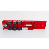 1:24 JH6 3-axis Alloy Tractor Trailer Alloy Model