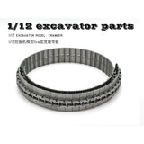 1Pcs 5CM Pitch 18mm 1/12 Rc Hydraulic Excavator Metal Track