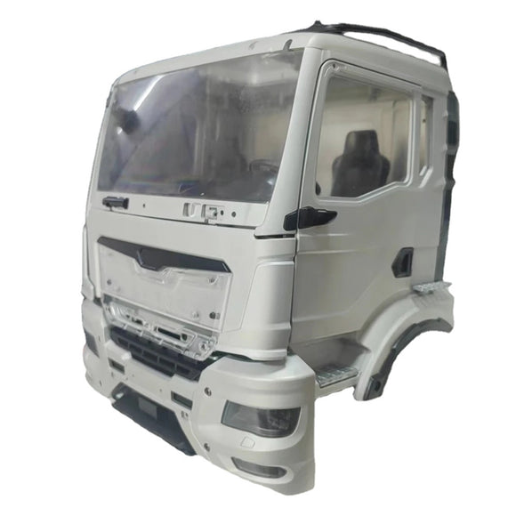 Metal Cab with Interior for  1/14 Tamiya MAN TGX  Rc Dump Truck