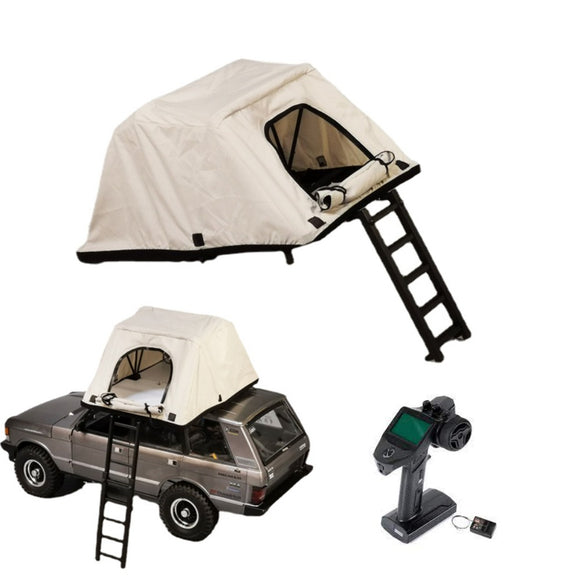 Folding Roof Tent Model for 1/10 Trx4 Rc Crawler Car