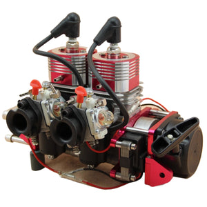 QJ 2E36CM 58CC Twin Cylinder Gasoline Engine for Remote Control Gasoline Boat