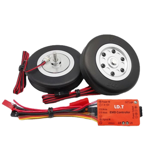Electric Brake System with 4.0mm Wheel Shaft for Rc Airplane
