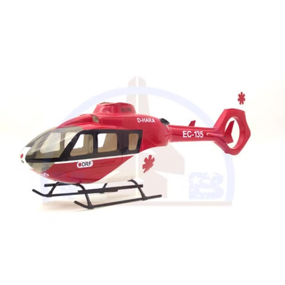 Class 500 500EC-135 Rc Helicopter Case SCALE FUSELAGE FOR 500ESP