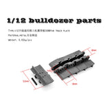 1Pcs 5CM Pitch 18mm 1/12 Rc Hydraulic Excavator Metal Track