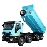 1/14 8x4 IVECO Rc Dump Truck Blue Paint Rtr