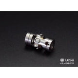 LESU Stainless Steel Universal Joint CVD Coupling 5MM for 1/14 Rc Truck Excavator Diy