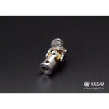 LESU Stainless Steel Universal Joint CVD Coupling 5MM for 1/14 Rc Truck Excavator Diy