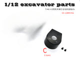 1/12 Remote Control Hydraulic Excavator All Metal Drive Wheel Brushed Track Motor Parts