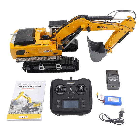 Huina 1599 1/14  Remote Control Electric Excavator RTR