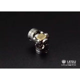 LESU Stainless Steel Universal Joint CVD Coupling 5MM for 1/14 Rc Truck Excavator Diy