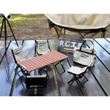 3D Printed 1/10 Miniature Plastic Model Outdoor Camping Table and Chairs Set for Rc Car