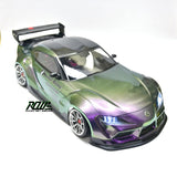 1/10 Rc Drift Car Case PC Transparent Toyota Supra Width 200mm Wheelbase 257mm