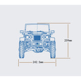 TWOLF 1:10 TW-715 Metall RC Fernbedienung Crawler Kletterauto KIT RTR 