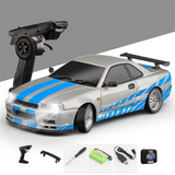 LDRC GTR R34 1/18 2.4G RWD RC Drift  Car with Gyro  RTR