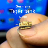 Modèle miniature en plastique de char tigre allemand 1/700