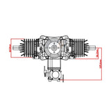 GP Engine GP-76 Two-stroke Gasoline Engine for Remote-controlled Fixed-wing