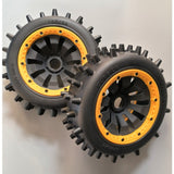 4pcs Nail Tire Wheel Hub Assembly for 1/5 HPI Rovan Baja 5B 5T 5B