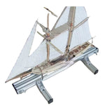 All Metal Model Ship Workbench Fixture for Wooden Ship Boat Model Under 85cm Length