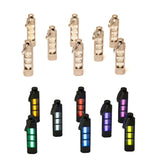 Titanium Alloy Tritium Tube Keychain Self-luminous 25years 3.5x25mm