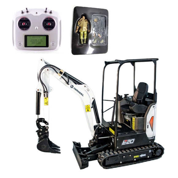 JX-E20 1/14 Mini Remote Control Hydraulic Excavator with Light and Sound RTR