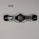 6x6 8x8 Metal Power Axle for 1/14 Tamiya RC Truck Scania MAN Actros Volvo Diy