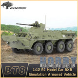 CROSSRC BT8 8X8 8WD 1/12 RC Wheeled Armored Vehicle KIT