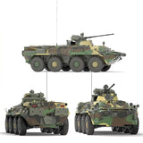 CROSSRC BT8 8X8 8WD 1/12 RC Wheeled Armored Car KIT