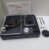 TOYAN FS-L200AC Methanol Engine DIY Kit kun Unu-butono Start Metala Bazo