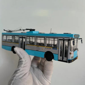 1:64 BJDWG120AC L Diecast Metal Trolleybus Model