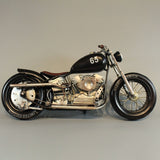 1/6 Retro Simulation Motorcycle Diecast Model