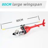 FLY WING 1/16 Bell 206 V3 Rc Hélicoptère PNP