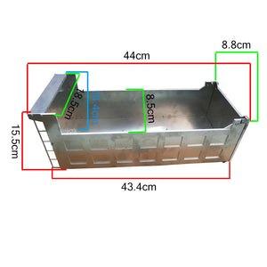 Metal Cargo Bucket  for 1/14 Tamiya RC Truck Trailer Scania 770S Actros 3363 Volvo