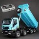 1/14 8x4 IVECO Rc Muldenkipper Blaue Farbe Rtr 