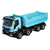 Peinture bleue de camion à benne basculante de 1/14 8x4 IVECO Rc