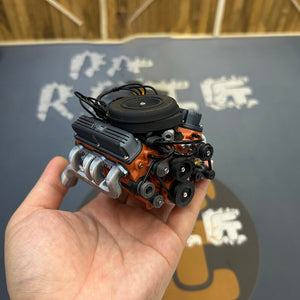 V8 Engine Decorative Ornament for 1/10 RC Crawler Car