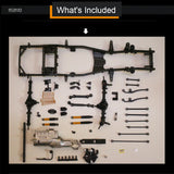 RCRUN LC80 Metal Chassis Frame Kit  for 1/10 RC Crawler