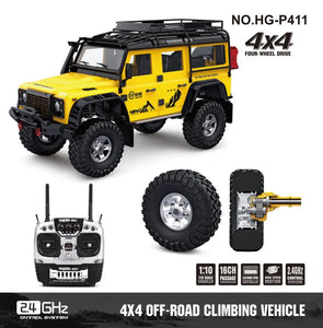 HG P411  1/10  4x4 Rc Off-road Climbing Racing Vehicle RTR