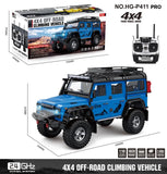 HG P411  1/10  4x4 Rc Off-road Climbing Racing Vehicle RTR