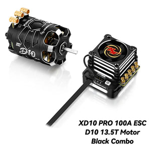 HOBBYWING XERUN XD10 PRO 100A ESC D10 10.5T 13.5T Motors Sensored Brushless Combo for 1/10 RC Drift Car