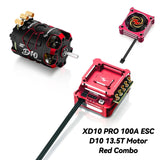 HOBBYWING XERUN XD10 PRO 100A ESC D10 10.5T 13.5T Motors Sensored Brushless Combo for 1/10 RC Drift Car