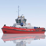 1/48 DAMEN 2412 Tugboat Rc Boot 515mm DIY Montagesatz 
