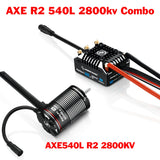 HobbyWing XERUN AXE R2 80A Brushless ESC with AXE540L 550 Brushless Motor for 1/10 RC Car