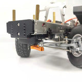 Metal Head Beam Servo Bracket Steering Rod kit for 1/14 Tamiya RC Truck Trailer
