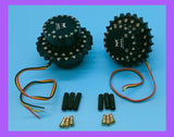 2pcs Brushless Metal Drive Wheels for  1/12 Rc Excavator DIY