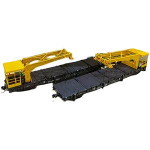 N27 HO 1/87 Public Works Rail Operation Crane Truck Set