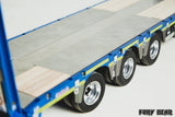 FERY BEAR OSDS 48-03 Series Engineering 3-axle Trailer Pallet for 1/14 Tamiya Rc Truck Trailer