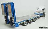 FERY BEAR OSDS 48-03 Series Engineering 3-axle Trailer Pallet for 1/14 Tamiya Rc Truck Trailer