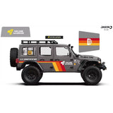 Glumarko por RLAARLO MK-07 1/7 BRUSHESS MOTOR Rc GRAMPA Aŭto