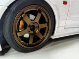 4pcs CAPO GTR R34 Bronze Metal Wheels