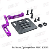 KKPIT-PDK-PDK 1/10 RC DRIFT CAR Floor Expansion Kit Fan Gyroscope Mounting Bracket